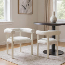 Load image into Gallery viewer, Aluminum Open Back Dining Arm Chairs (Set of 2) - White
