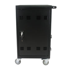 Load image into Gallery viewer, Mobile Charging Cart And Cabinet For Tablets Laptops 30 Device With Combination Lock
