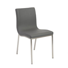 Load image into Gallery viewer, Leather Upholstered Dining Side Chairs (Set of 2) - Gray
