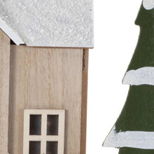 Load image into Gallery viewer, Christmas Tabletop Sign With LED - Beige / Green / White
