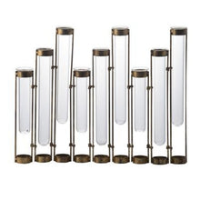 Load image into Gallery viewer, Cylinder Table Vase - Bronze / Clear
