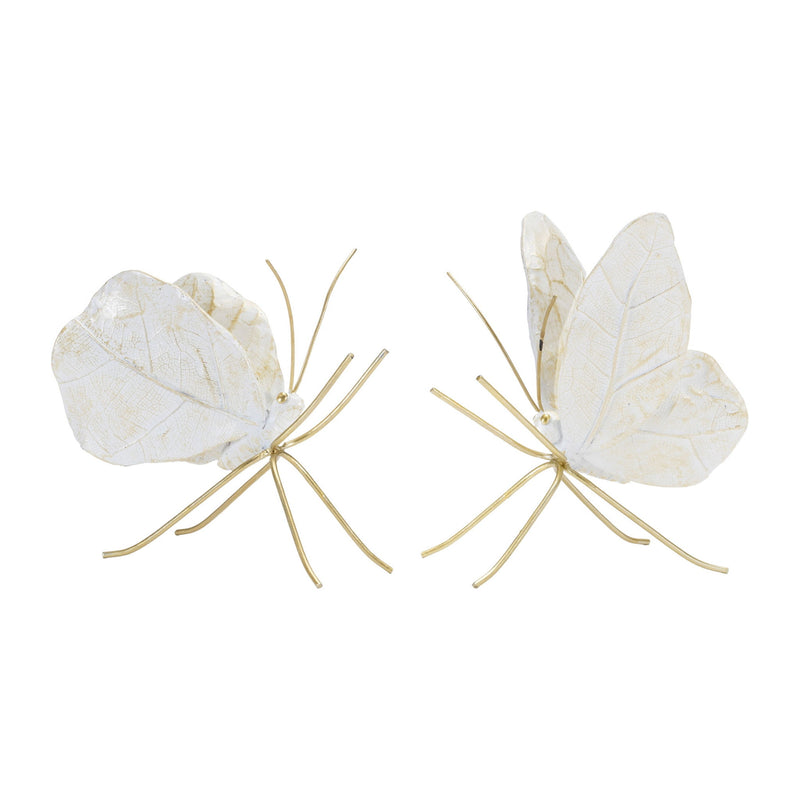 Poly Figurine Tabletop Sculpture (Set of 2) (593026) - White
