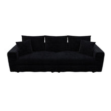 Load image into Gallery viewer, 4 Seat Sofa, Modern Comfy Upholstered Sofa Cloud Couch, Deep Seat Couches With Soft Pillows
