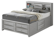 Load image into Gallery viewer, Modern Design Storage Bed With Bookcase Headboard
