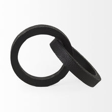 Load image into Gallery viewer, Two Ring Hammered Sculpture - Black
