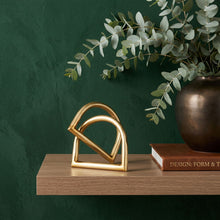 Load image into Gallery viewer, Abstract Modern Tabletop Sculpture - Gold
