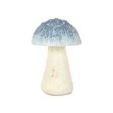 Load image into Gallery viewer, Mushroom Tabletop Sculpture - Blue / Off White
