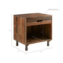 Load image into Gallery viewer, Renu - Nightstand With Drawer - Light Brown Multi

