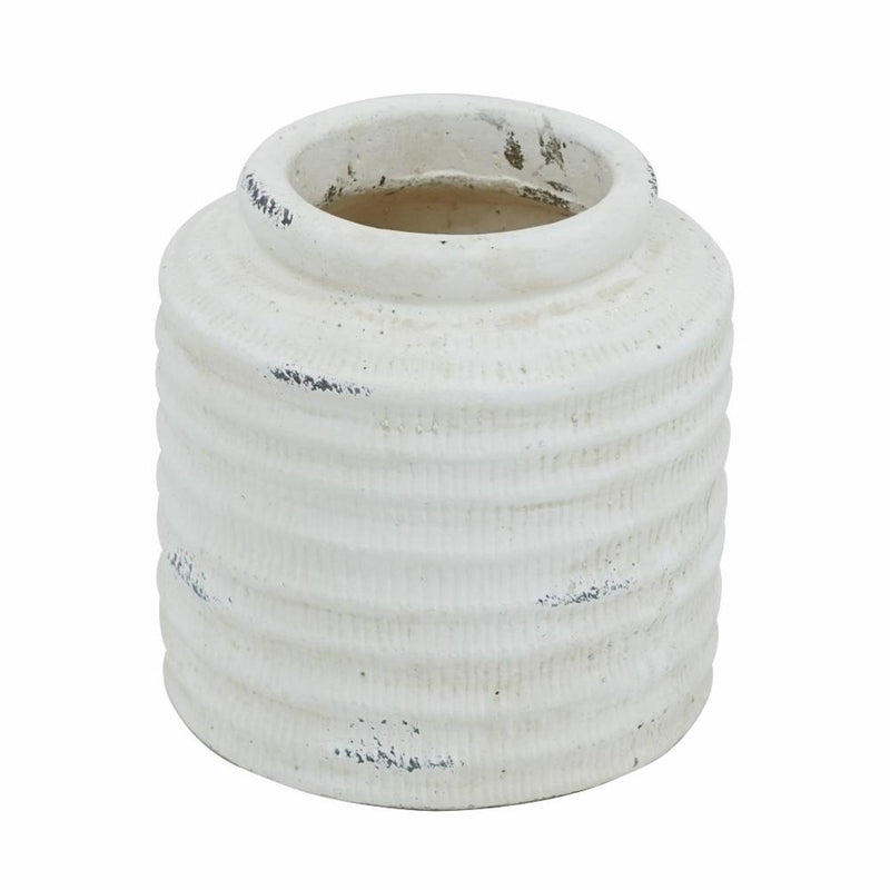 Round Jug Vase (568851) - White