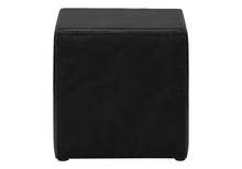 Load image into Gallery viewer, Faux Leather Two Drawer Nightstand - Black
