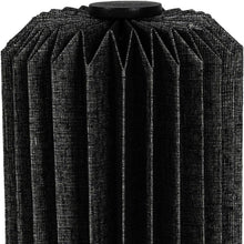 Load image into Gallery viewer, Geometric Bedside Lamp With Cylinder Shade - Black
