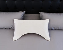 Load image into Gallery viewer, Cotton Wool Hypoallergenic Ergonomic Bed Pillow - Standard
