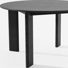 Load image into Gallery viewer, 51" Solid Wood Round Top Dining Table - Black
