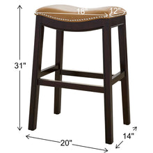 Load image into Gallery viewer, Modern Stool &amp; Nail Head Detailing
