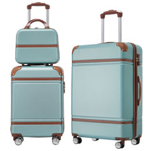 Load image into Gallery viewer, Hardshell Luggage Sets 3 Pieces 20" / 24" Luggages And Cosmetic Case Spinner Suitcase With Tsa Lock Lightweight
