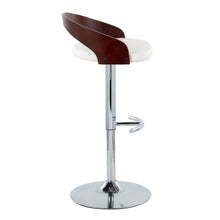 Load image into Gallery viewer, Grotto - Contemporary Adjustable Barstool &amp; Swivel With Rounded T Footrest (Set of 2)
