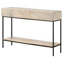 Load image into Gallery viewer, Terrace - 2 Drawer Entryway Console Table - White Washed
