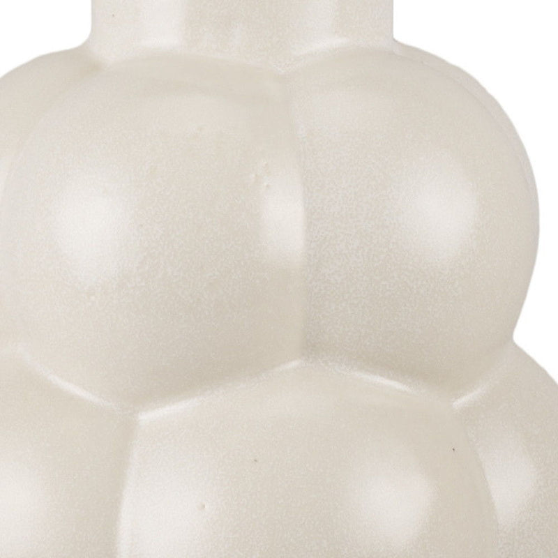 Modern Abstract Bubbles Table Vase - Cream