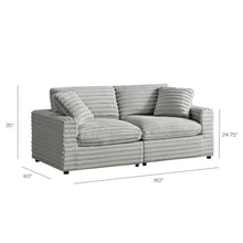 Load image into Gallery viewer, Jenny - 2 Piece Sofa Sectional - Gray
