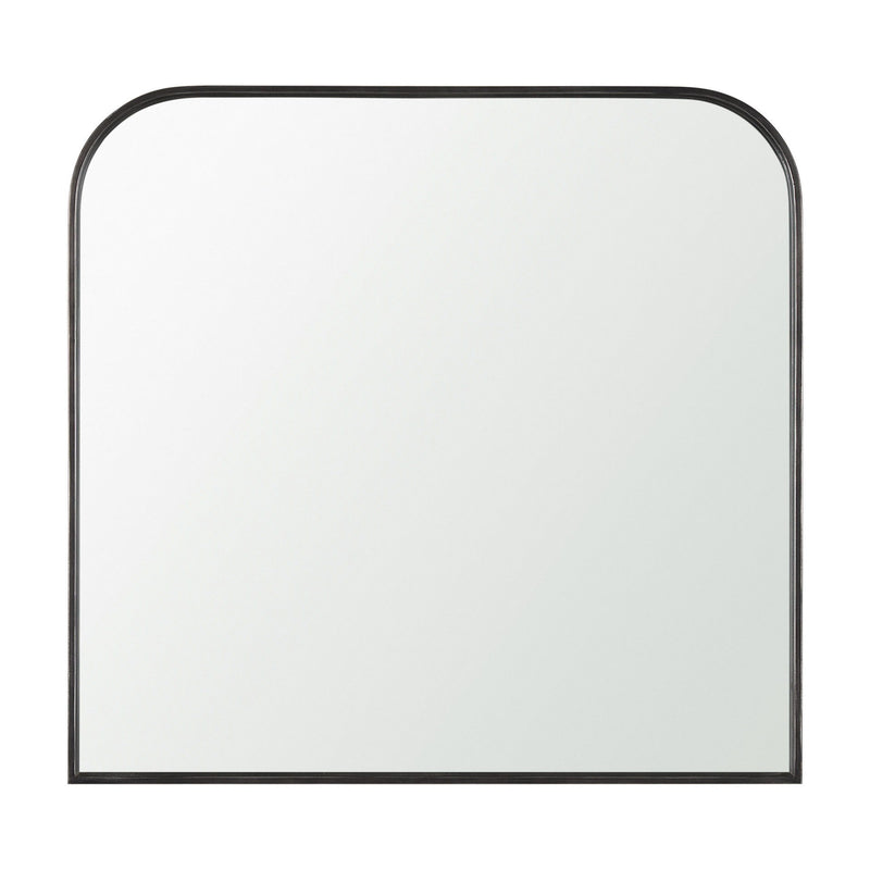 Metal Framed Accent Mirror - Black
