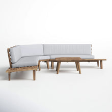 Load image into Gallery viewer, Hillcrest - V Shaped 4 Piece Sofa Set, Water Resistant

