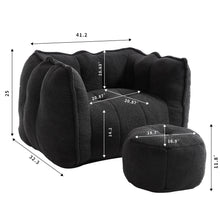 Load image into Gallery viewer, Soft Bean Bag Chair With High Resilient Foam
