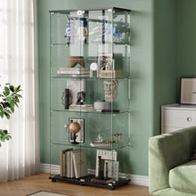 Load image into Gallery viewer, Display Cabinet With Shelf Double Doors And Lock
