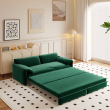 Load image into Gallery viewer, Queen Pull Out Sofa Bed, 3 In 1 Convertible Sleeper Sofa With Side Storage

