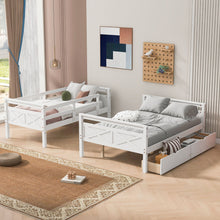 Load image into Gallery viewer, Bunk Bed With Ladder And Safety Guardrail
