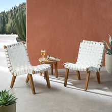 Load image into Gallery viewer, Outdoor 3 Piece Rope Weave Patio Seating Set

