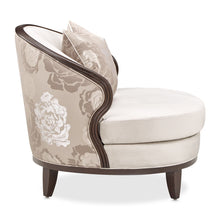 Load image into Gallery viewer, Camellia Field - Velvet Matching Chair - Beige / Dark Brown
