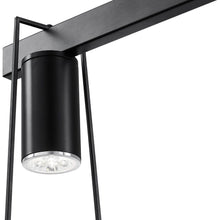 Load image into Gallery viewer, Five Light Metal Dimmable Smart Enabled Chandelier With Shades - Black / Clear
