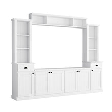 Load image into Gallery viewer, Minimalist Entertainment Wall Unit Set With Bridge For TVs Up To 75"
