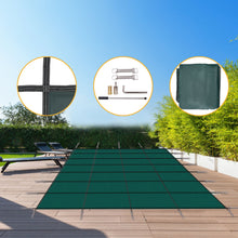 Load image into Gallery viewer, Inground Rectangle Winter Safety Pool Cover, Solid Safety
