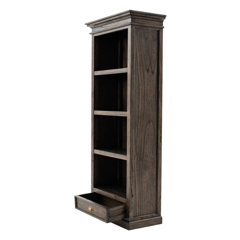 Four Tier Bookcase - Brown / Black