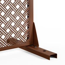 Load image into Gallery viewer, Three Panel Screen Room Divider (720118) - Brown
