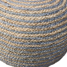 Load image into Gallery viewer, Jute Ottoman - Gray
