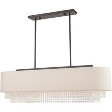 Load image into Gallery viewer, 21" Five Light Dimmable Chandelier With Shades - Bronze
