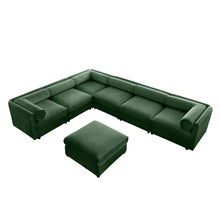 Load image into Gallery viewer, Contemporary Elegant Sofa With Storage And Ottoman
