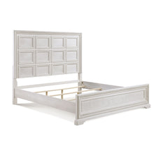 Load image into Gallery viewer, Geometric Design Headboard Panel Bed
