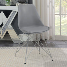 Load image into Gallery viewer, Padded Side Chair And Soft Upholstered Seat (Set of 2) - Gray
