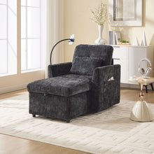 Load image into Gallery viewer, Multifunctional Chenille Recliner Sofa With Storage And Phone Bracket
