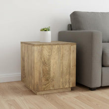 Load image into Gallery viewer, 22" Solid Wood Square End Table - Natural
