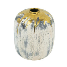 Load image into Gallery viewer, Modern Abstract Table Vase (574216) - Gray / Gray / Ivory
