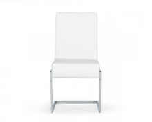 Load image into Gallery viewer, Modern Dining Chairs (Set of 2) - White / Silver
