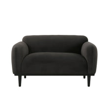 Load image into Gallery viewer, Sway - Upholstered Loveseat With Wood Legs And Round Arms
