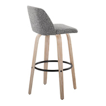 Load image into Gallery viewer, Toriano - Mid-Century Modern Fixed Height BarStool With Round Footrest (Set of 2)
