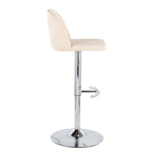 Load image into Gallery viewer, Toriano - Contemporary Adjustable Barstool With Swivel &amp; Rounded T Footrest (Set of 2)
