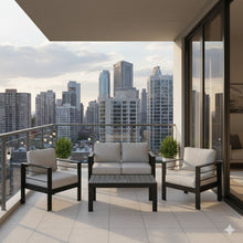 Load image into Gallery viewer, Outdoor Patio Set, All-Weather With Thick Cushions
