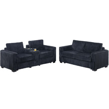 Load image into Gallery viewer, Modern Style 2 Piece Sofa Set With Cup Holders &amp; Charging Port

